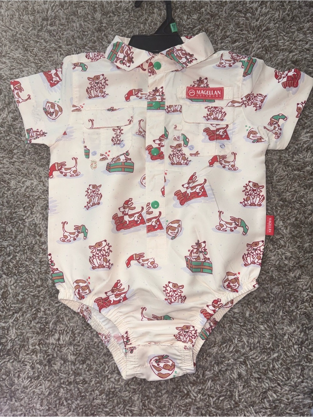 Magellan Outdoors Holiday One-Piece Bodysuit